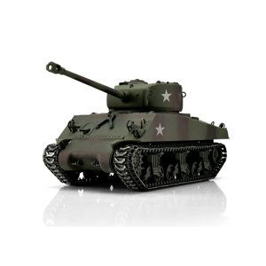 TORRO tank PRO 1/16 RC M4A3 Sherman 76mm maskovací kamufláž - infra IR - Servo