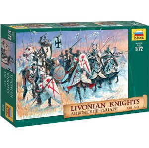 Zvezda figurky Livonian Knights XIII-XIV A. D. (1:72)