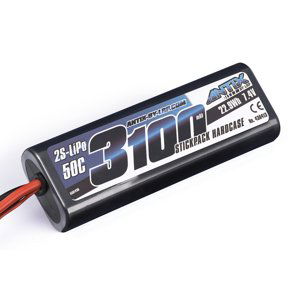 ANTIX by LRP 3100mAh - 7.4V - 50C LiPo Car Stickpack Hardcase - EC5 konektor