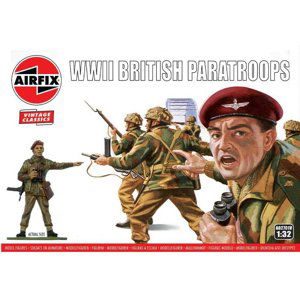 Airfix figurky - WWII British Paratroops (1:32) (Vintage)