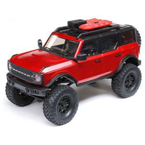 RC auto Axial SCX24 Ford Bronco 2021 1:24 4WD RTR, červená