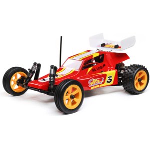 RC auto Losi Mini JRX2 1:16 RTR, červená