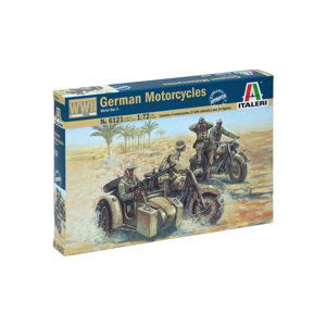 Italeri figurky - němečtí motocyklisté WW2 (1:72)