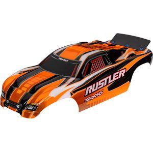 Traxxas karosérie Rustler oranžová