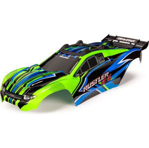 Traxxas karosérie Rustler 4X4 zeleno-modrá