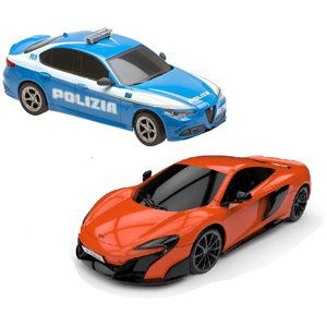 Sada RC aut Alfa Romeo Qiulia Q Polizia a McLaren 675LT