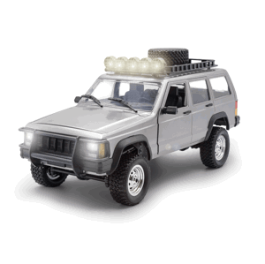 ROZBALENO - RC auto SUV Legend 4x4 1:12 4WD, stříbrná
