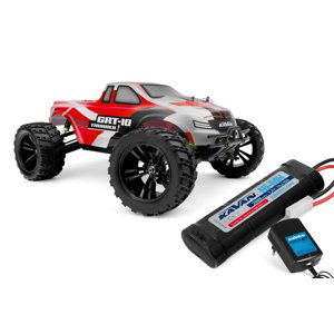 RC auto KAVAN GRT-10 Thunder 2,4 GHz 4WD Monster Truck 1:10, červená