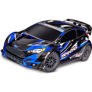 RC auto Traxxas Ford Fiesta 1:10 2BL 4WD RTR, modrá