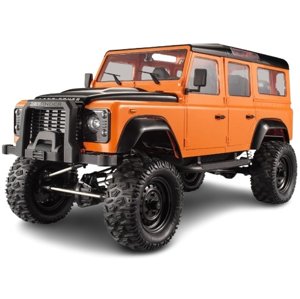 RC auto Land Rover Defender D110 Wagon 1:8, oranžová