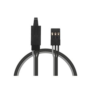 Prodlužovací kabel Černý 45cm JR s Pojistkou