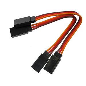 Propojovací servo kabel samec 10cm (2)