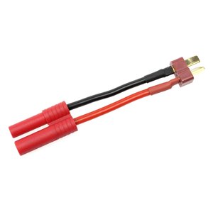 Konverzní kabel Deans přístroj - 4.0mm zlacený 14AWG