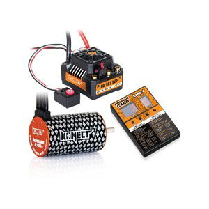 COMBO BRUSHLESS 80Amp SCT WP s 4P 3660SL 3700Kv motorem + programovací karta