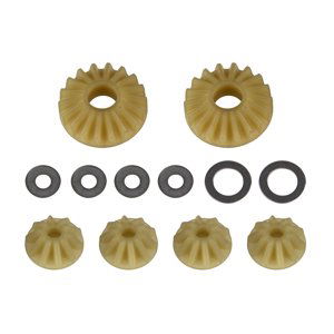 B74 FT LTC sada plastových ozubených kol diferenciálu, 2+2+4+4 ks.