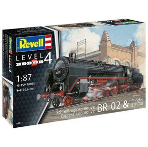 Revell lokomotiva BR 02 s tendrem 2'2'T30 (1:87)