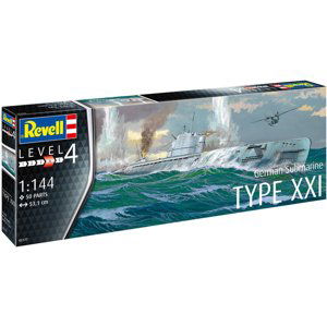 Revell německá ponorka Typ XXI (1:144)