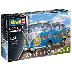 Revell VW T1 Samba Bus Flower Power (1:24)