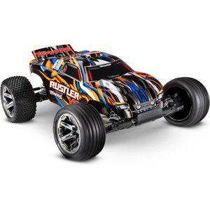 Traxxas Rustler 1:10 VXL RTR oranžový