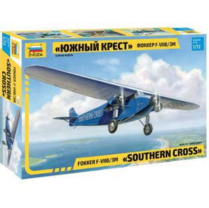 Zvezda Fokker F-VII Trimotor (1:72)