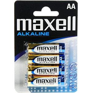 Siva MAXELL AA LR6 1,5V/2100mAh Alkaline, balení 4ks