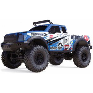 RC auto Dirt Climbing Pickup Race Crawler, modrá