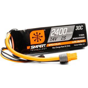 Spektrum Smart LiPo 7.4V 2400mAh 30C IC3