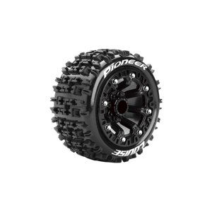 ST-PIONEER SOFT 1/16 12mm hex Black Rims