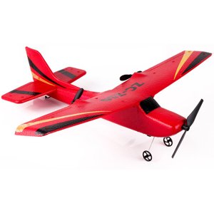 RC letadlo Cessna Glider Z50, červená + náhradní baterie