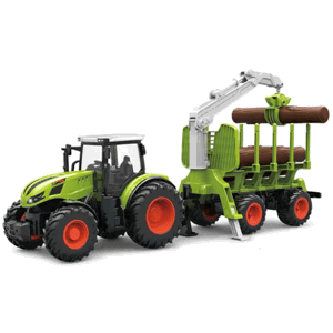 RC traktor Korody s přívěsem na dřevo 1:24