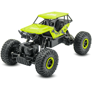 RC auto RMT Rock Buster, zelená + náhradní baterie