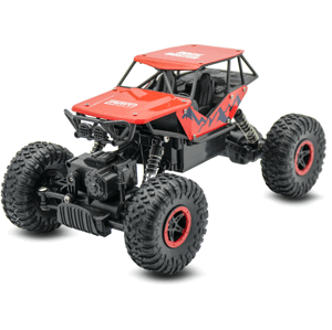 RC auto RMT Rock Buster, červená + náhradní baterie